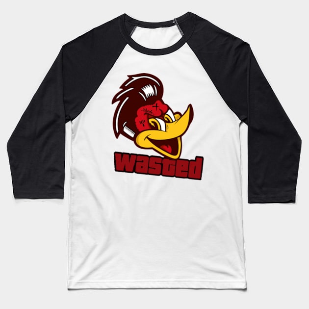 Woody Woodpecker wasted Baseball T-Shirt by Yurii